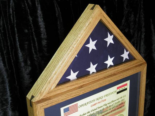 Flag Display Case Plans | Whole Home Furniture